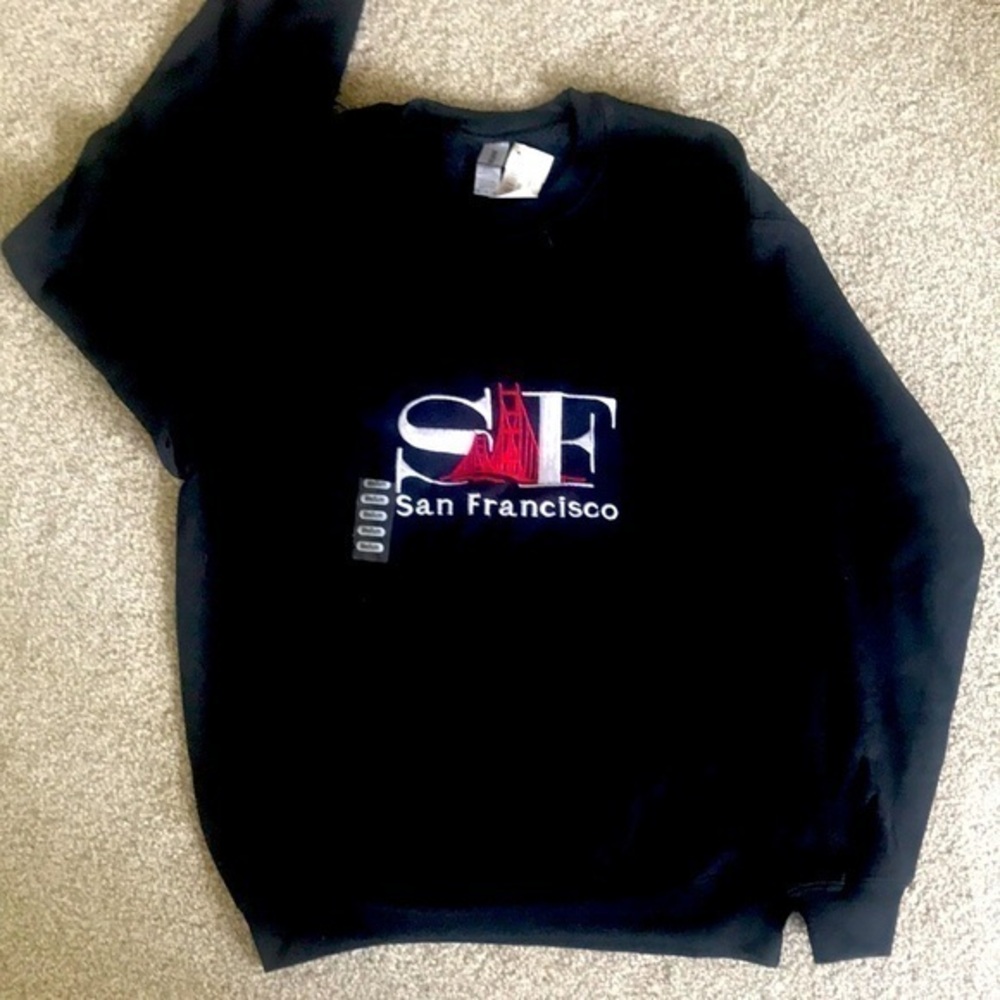 Embroidered San Francisco Sweatshirt new